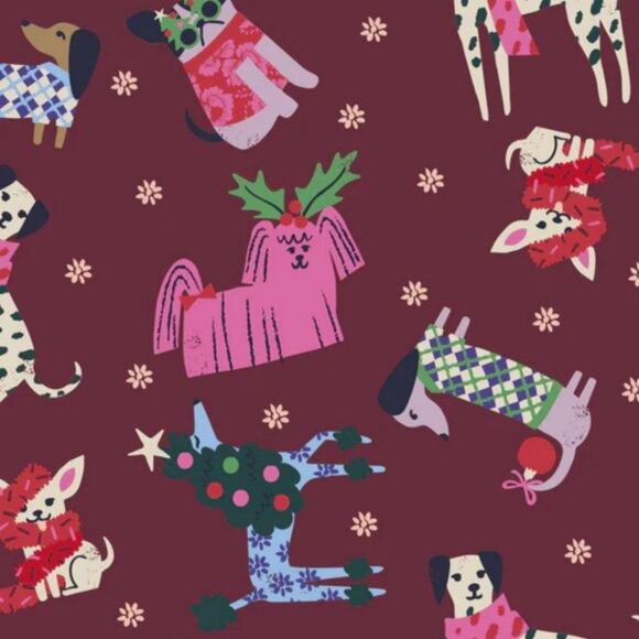 Vera Bradley Essential Grand Tote in Holiday Hounds NWT - Picture 4 of 4